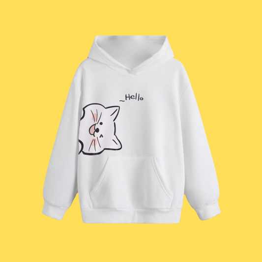 Hoody - Hello Cat
