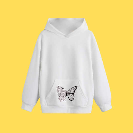 Hoody - Butterfly Floral